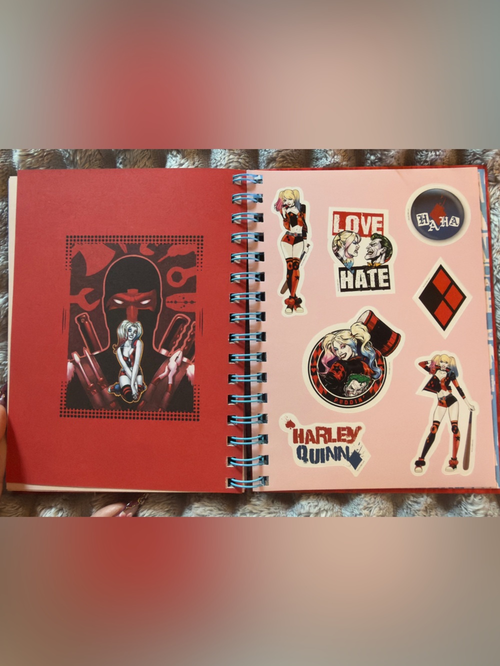 Harley Quinn 'Puddin' Spiral Notebook - Picture 10 of 14